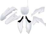 UFO Plastics Kit For Yamaha YZ65 2018-2026 - Black/White