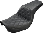 Saddlemen Step Up Lattice Seat For Harley Davidson FXD 1450 Dyna Super Glide 2004-2005 - Black