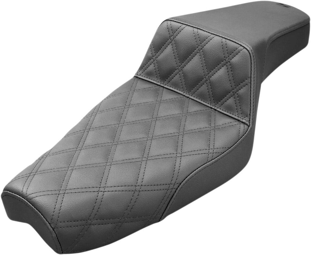 Saddlemen Step Up Seat For Harley Davidson XL1200C 2004-2020 - Black