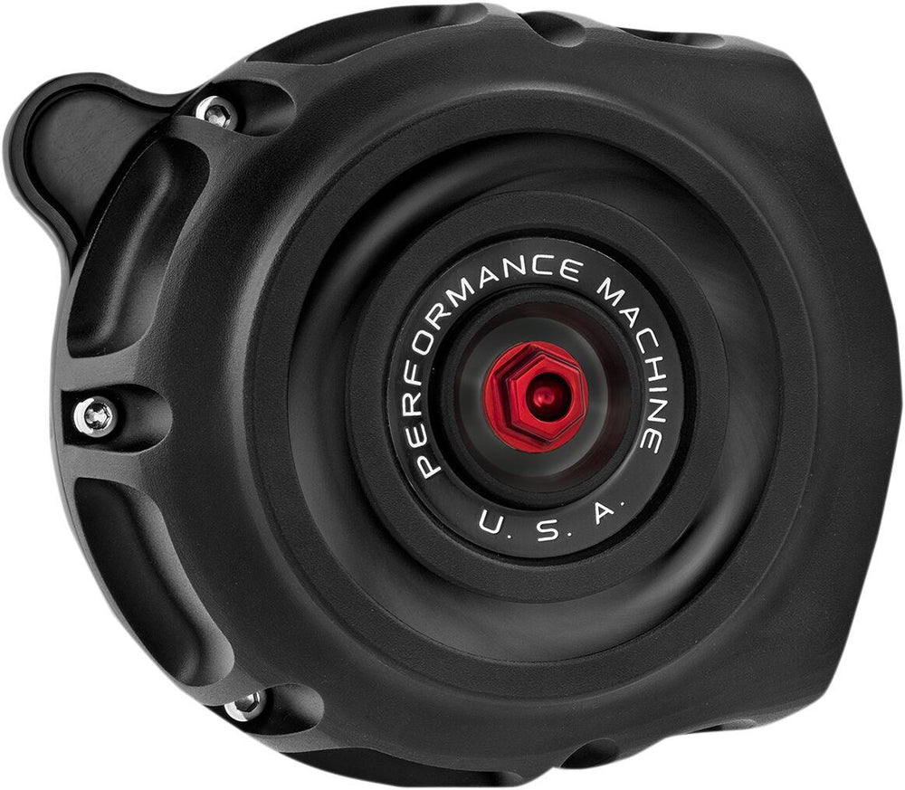 Performance Machine Vintage Air Cleaner For Harley Davidson FLHR 1584 2008 - Black Opsâ¢