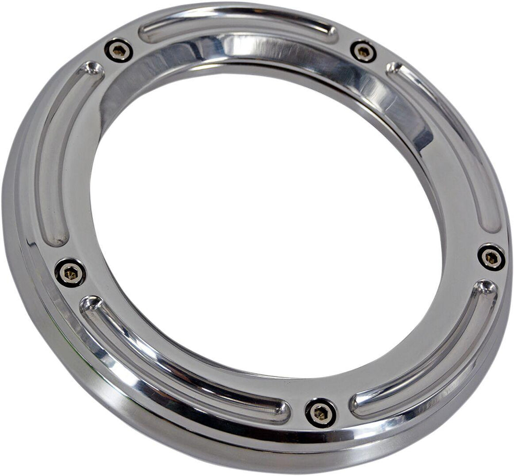 Trask Assault Derby Cover For Harley Davidson FLD 1690 2012-2013 - Chrome