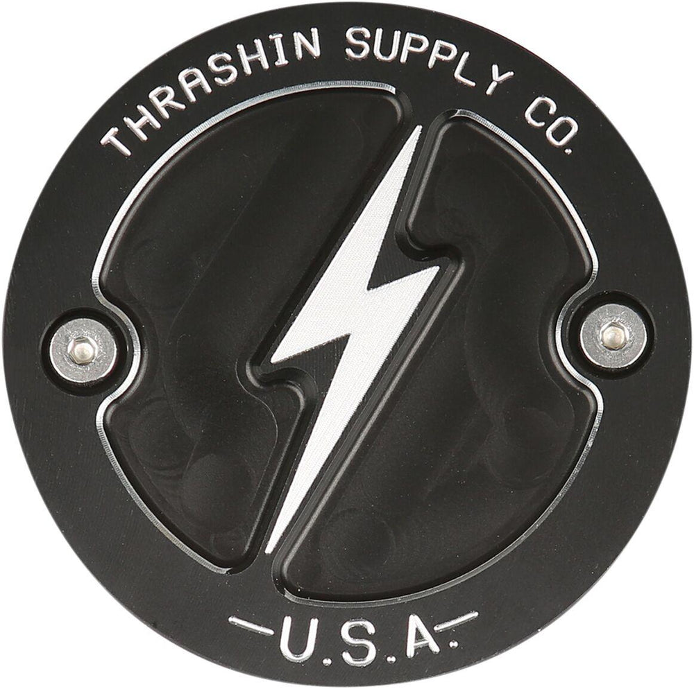 Thrashin Supply Co Points Cover For Harley Davidson FLDE 1750 2018-2020 - Black