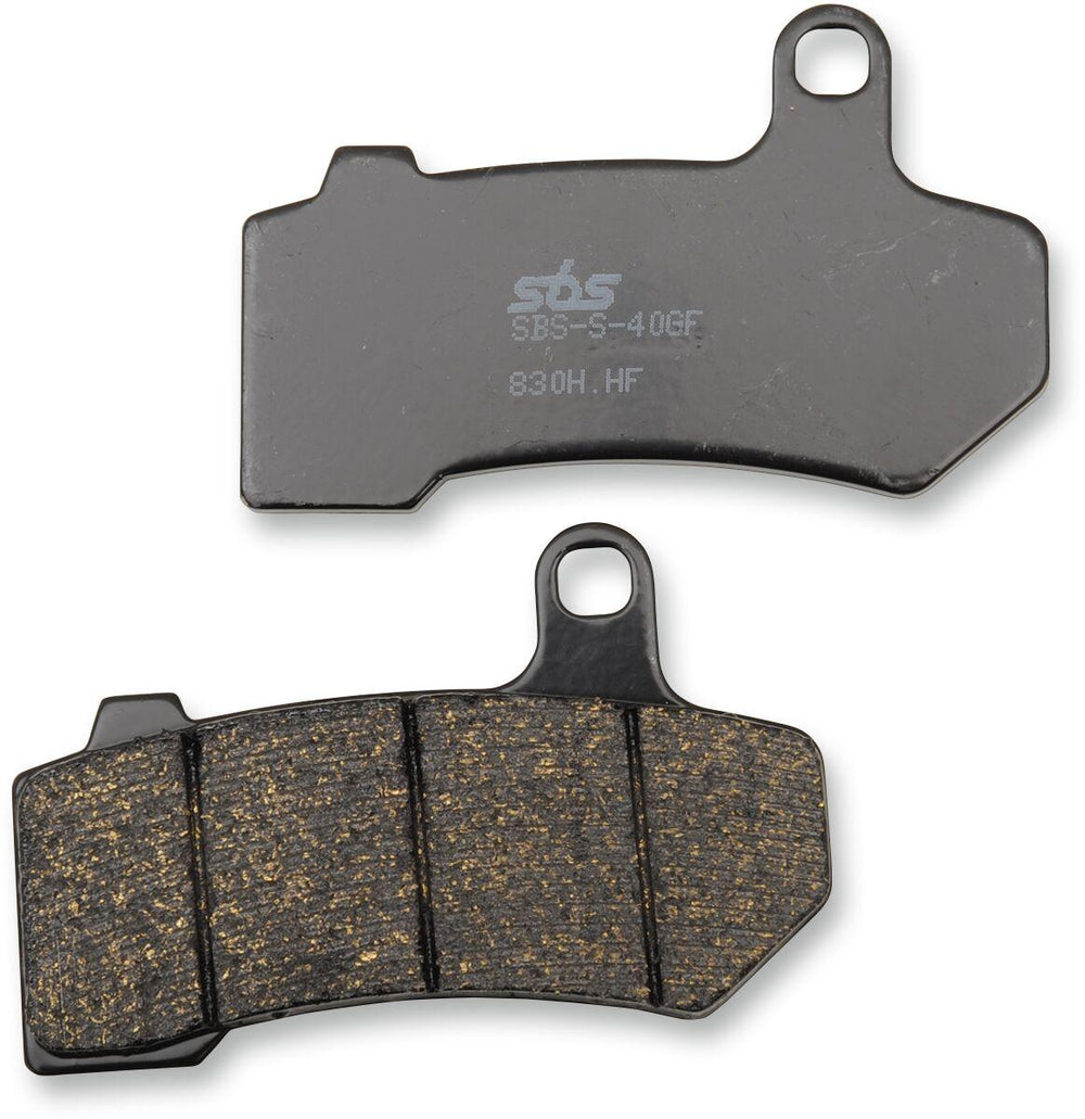 SBS HHF Street Ceramic Organic Front Brake Pads For Harley Davidson FLHR 1584 Road King 2008