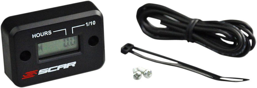 Scar Self-Powered Digital Hour Meter - Black