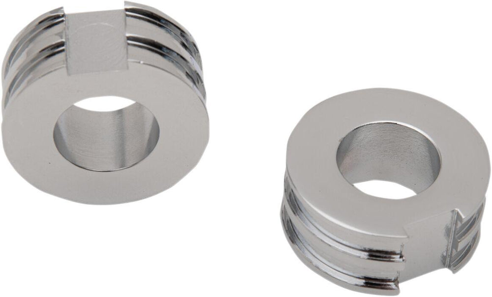 Drag Specialties  Axle Adjuster Spacers For Harley Davidson FLST 1340 1987-1990 Rear - Chrome