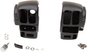 Drag Specialties Handlebar Switch Housing Kit For Harley Davidson FLHTCU 1340 1996-1997 - Black