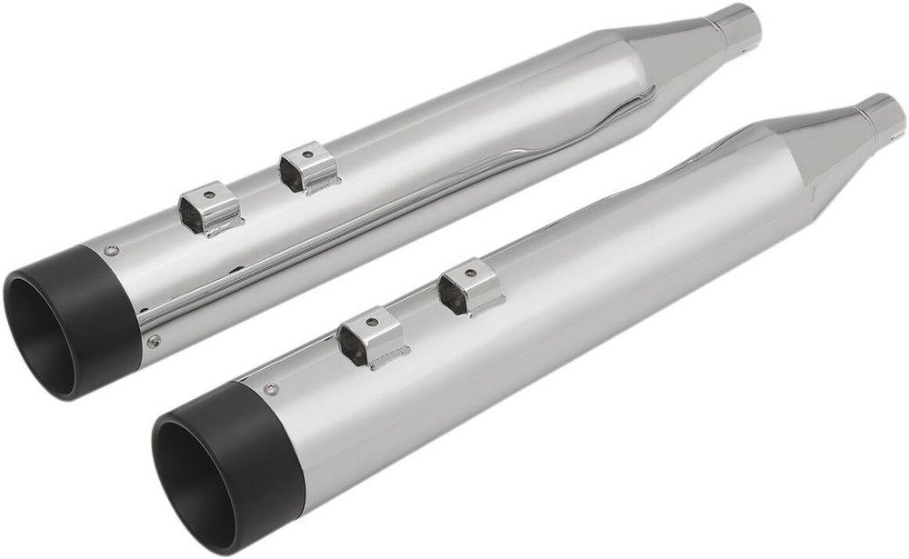 Drag Specialties 4" Silencers For Harley Davidson FLHR 1340 1995-1998 100 mm - Chrome