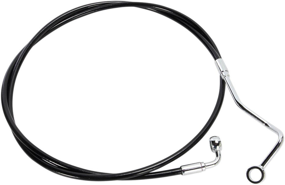 Magnum Shielding XR Stainless Brake Hose For Harley Davidson FLS 1690 2015-2017 Front 94.5 cm (37-1 4") - Black Chrome