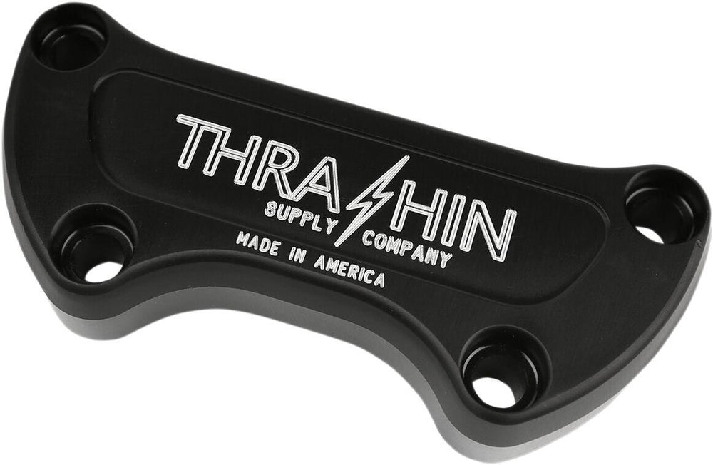 Thrashin Supply Co 25.4mm (1") Handlebar Top Clamp - Black