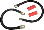 Drag Specialties Battery Cable Set For Harley Davidson FLST 1340 1989-1990 - Black