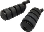 Drag Specialties Soft Ride Foot Pegs For Harley Davidson FXCW 1584 2008-2009 - Black