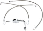 Magnum Shielding XR Stainless EXtreme Response Front Brakeline Kit For Harley Davidson FLHR 1340 1994-1998 Front 41.5 cm (16-1 4") 73.5 cm (29") - Chrome