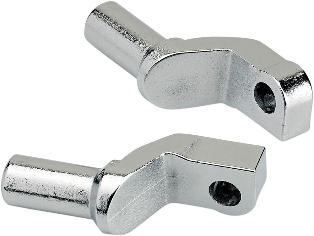 Biltwell Footpegs Mounts For Harley Davidson FXCW 1584 2008-2009 - Chrome