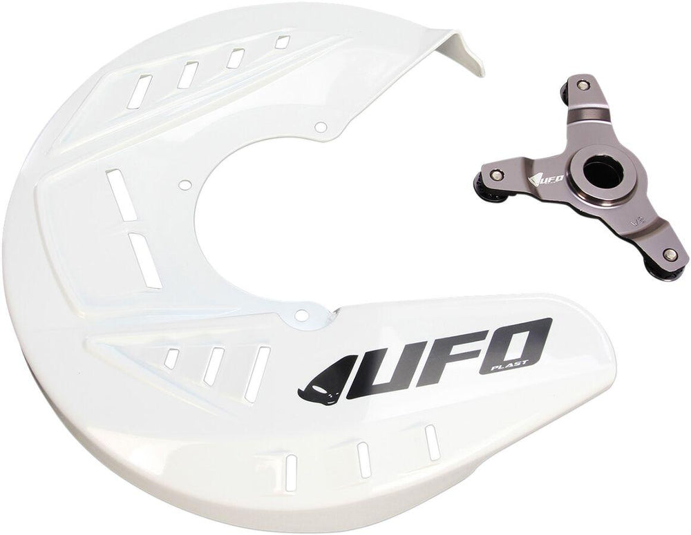 UFO Front Brake Disc Protector For Kawasaki KXF250 2013-2020 - White