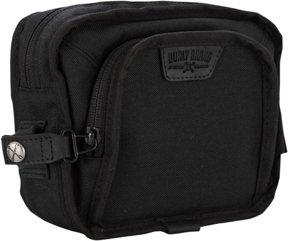 Burly Universal Handlebar Bag - Black