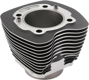Drag Specialties Replacement Cylinder For Harley Davidson FLHR 1450 1999-2003 - Black Highlighted Fins