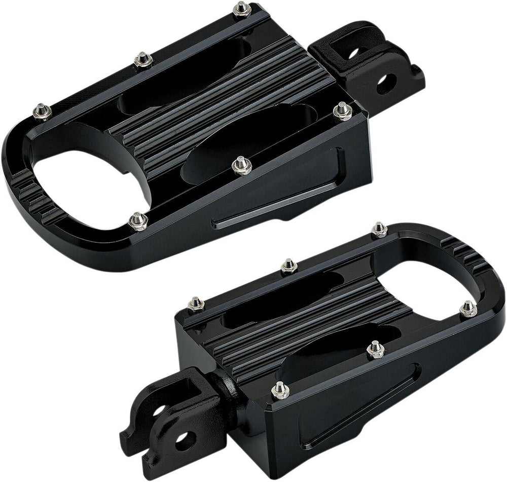 Biltwell Punisher Footpegs For Harley Davidson FLDE 1750 2018-2019 - Black
