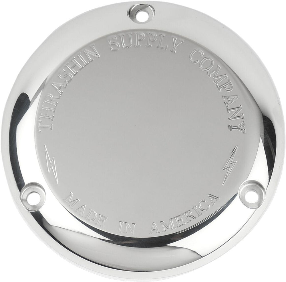 Thrashin Supply Co Classic Derby Cover For Harley Davidson FL 1200 1970-1977 - Chrome