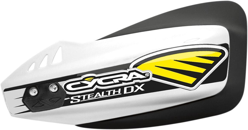 Cycra Stealth DX Hand Guards Racer Pack - Gloss/White