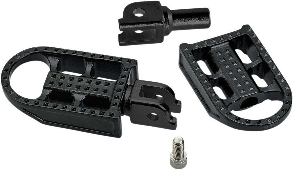 Biltwell Mushman Footpegs For Harley Davidson FLDE 1750 2018-2019 - Black