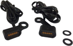 Drag Specialties LED Handlebar Marker Lights For Harley Davidson XL 1200 C 2014-2020 Black Amber