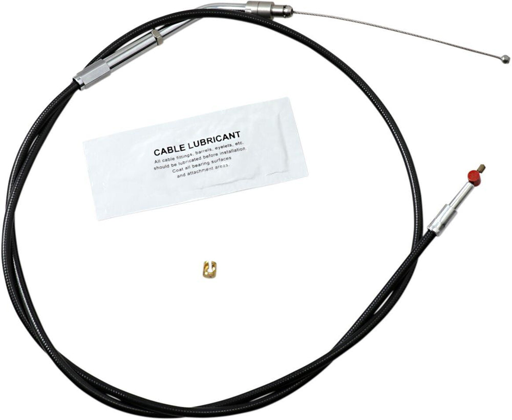 Barnett  Vinyl Throttle Idle Cable For Harley Davidson XL 1200 C 2007-2020 95.5 cm (37-1 2") - Black