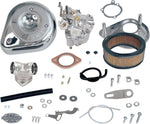 S&S Cycle Super E Carburettor Kit With Manifold For Harley Davidson XL 1200 C 2004-2006 - Chrome