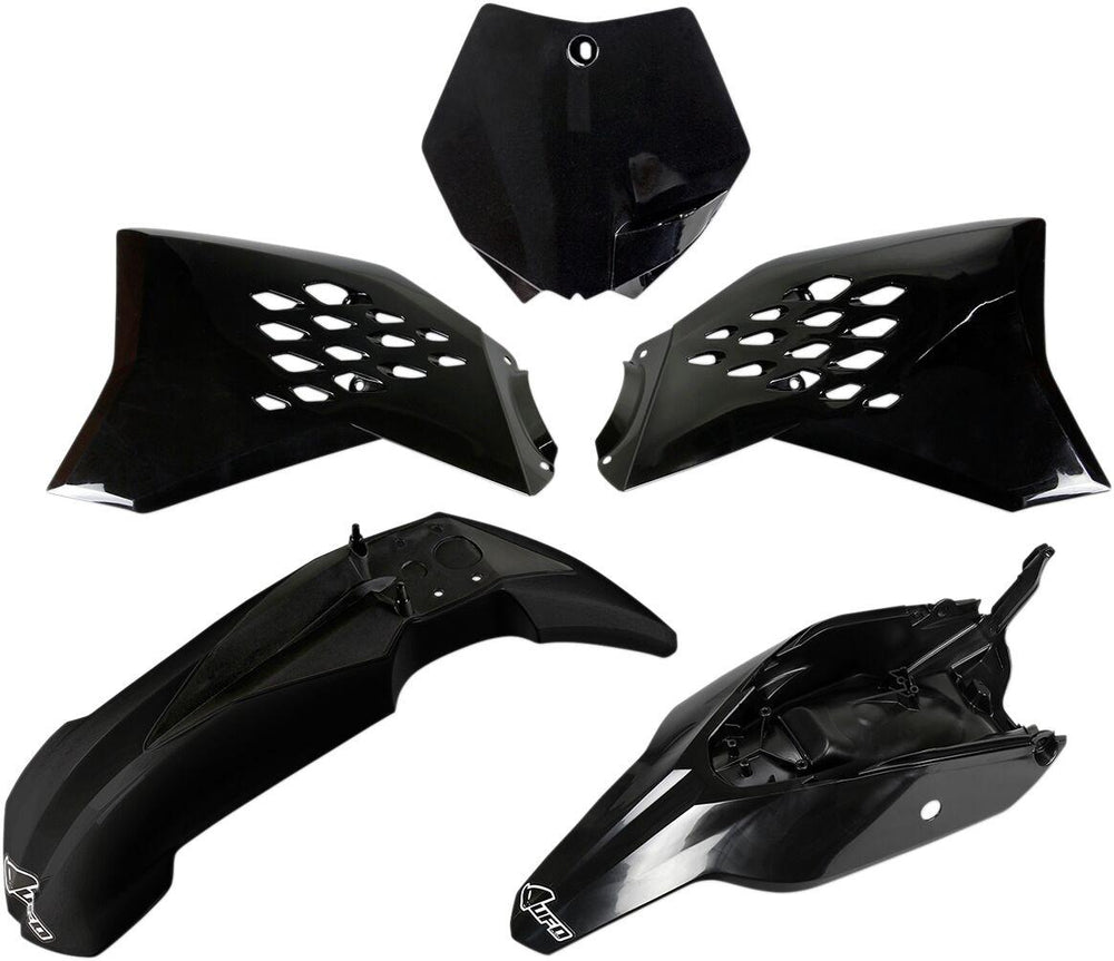 UFO Plastics Kit For KTM  SX65 2012-2015 - Black