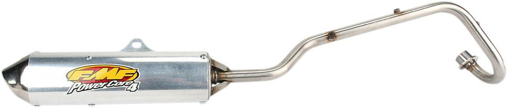 FMF Mini Powercore 4 Exhaust System With Spark Arrestor For Honda CRF70F 2005-2012 - Silver