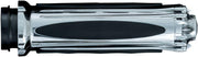 Kuryakyn Zombie Grips For 1" Bars For Harley Davidson FLDE 1750 2018 - Black/Chrome