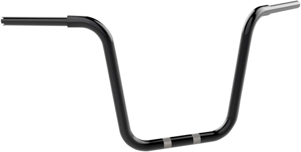 Khrome Werks 1-1/4" Fat Center Bobber Ape Handlebar For Harley Davidson FLS 1690 2012 35.5 cm (14") - Black