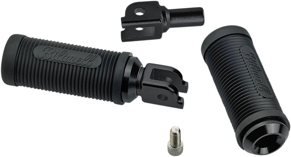 Biltwell Norman Footpegs For Harley Davidson FLDE 1750 2018-2019 - Black