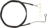 Magnum Shielding XR Stainless Brake Hose For Harley Davidson FLH 1868 2021 Front 178 cm (70") - Black Chrome