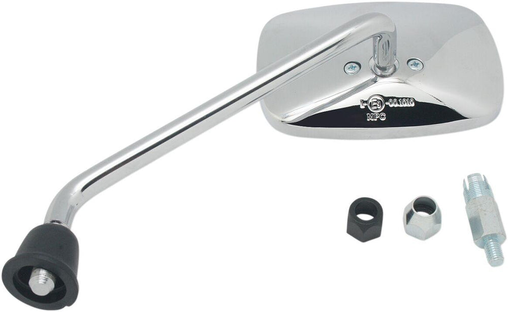 Parts Europe E-Mark Right Mirror For Vespa S 125 2007-2008 - Chrome
