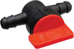 Quad Logic Fuel Valve For Polaris Hawkeye 400 HO 2x4 - Black/Red