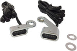 Drag Specialties LED Handlebar Marker Lights For Harley Davidson FLDE 1750 2018-2020 Chrome Smoke
