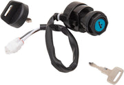 Moose Racing Ignition Switch For Kawasaki KFX700 2X4 2004-2009 - Black
