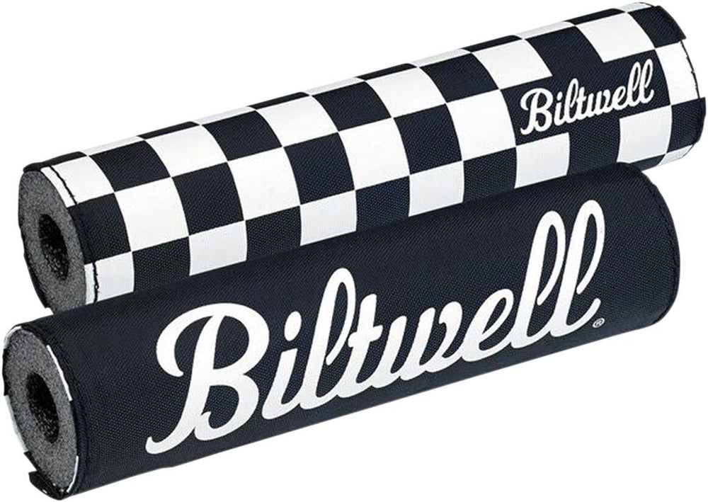 Biltwell Reversible Moto Handlebar Pad - Black White