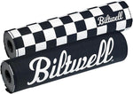 Biltwell Reversible Moto Handlebar Pad - Black White