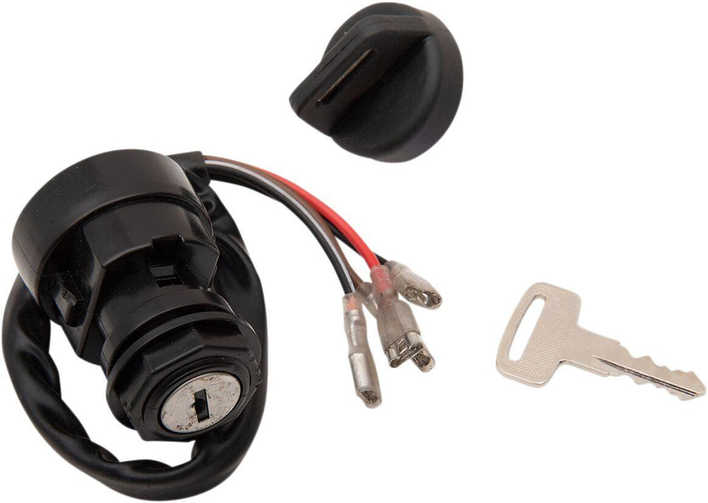 Moose Racing Ignition Switch For Polaris Big Boss 250 4X6 1989-1992 - Black