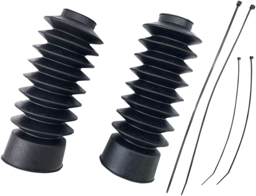 Drag Specialties Fork Boots For Harley Davidson FLD 1690 2012-2013 - Black