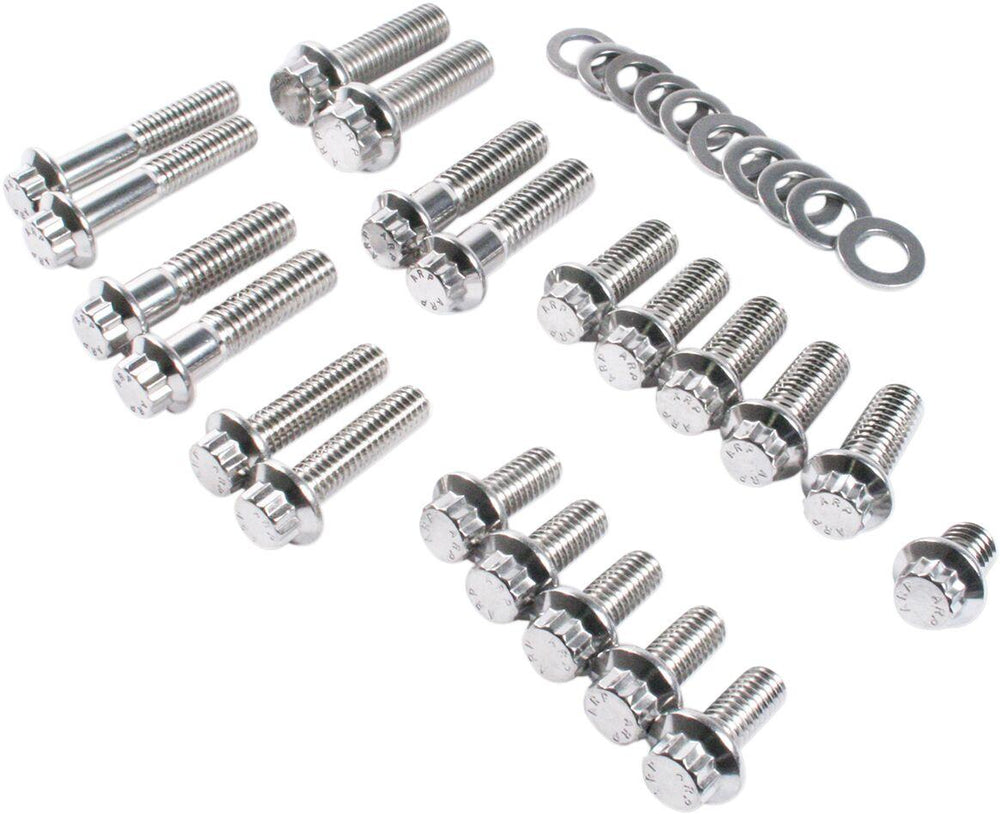 Feuling Parts 12-Point Chassis Dress-Up Trim Kit For Harley Davidson XL 1200 C 2004-2019 - Silver