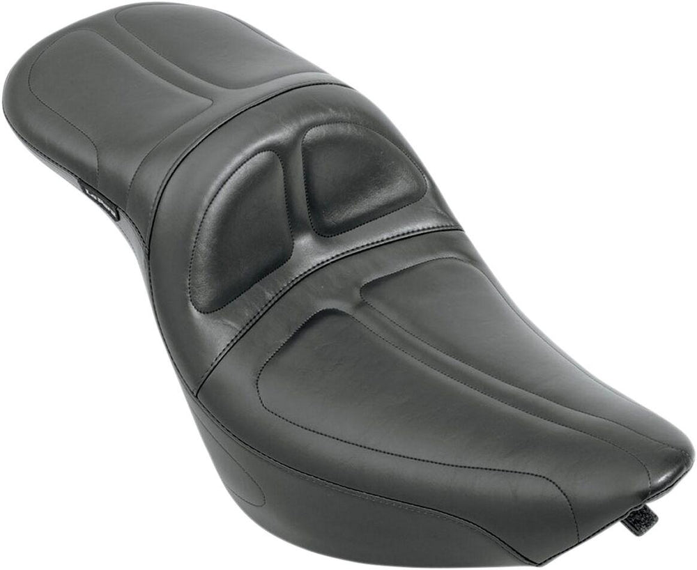 LE Pera Maverick Daddy Long Legs Seat For Harley Davidson FLST 1450 2006 Stitched - Black