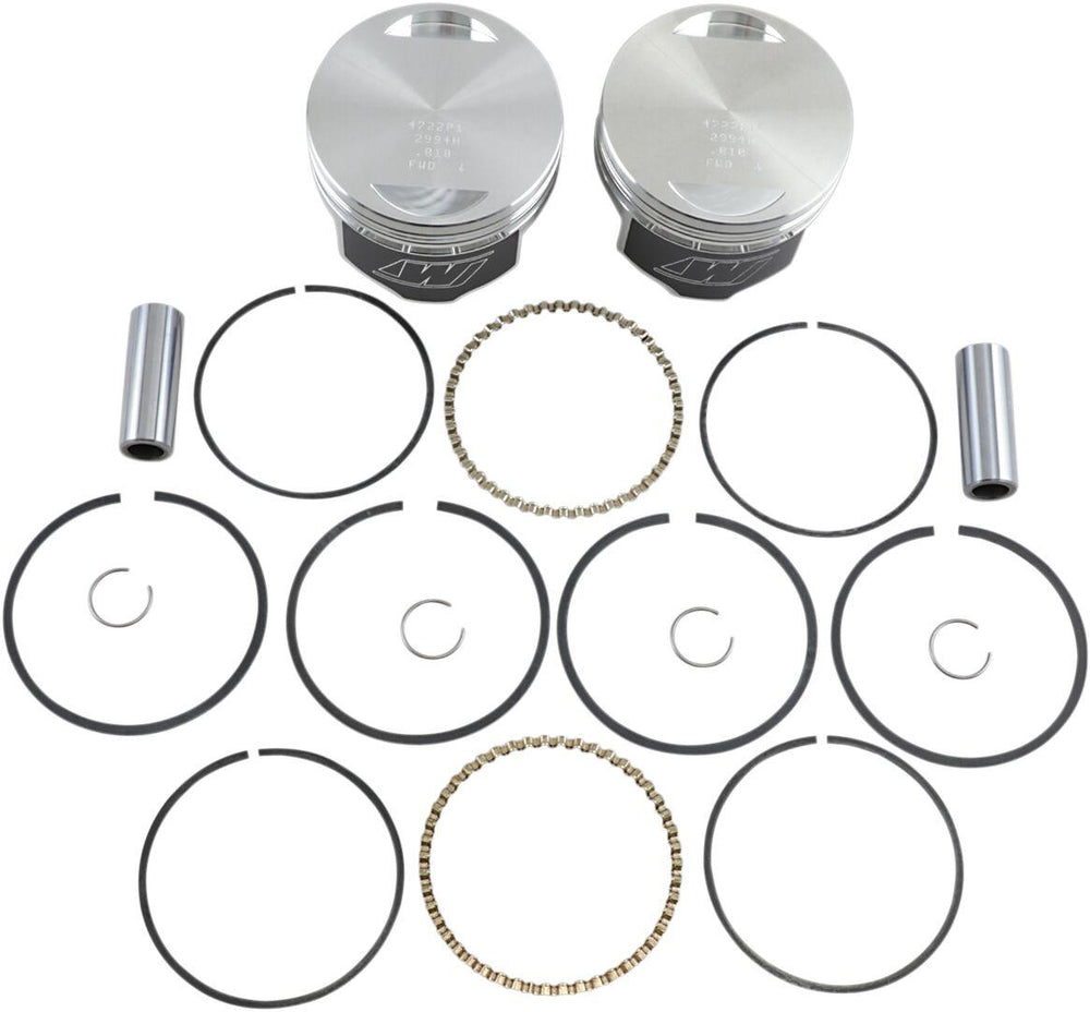 Wiseco High-Performance Piston Kit For Harley Davidson FLH +0.010" - Aluminum