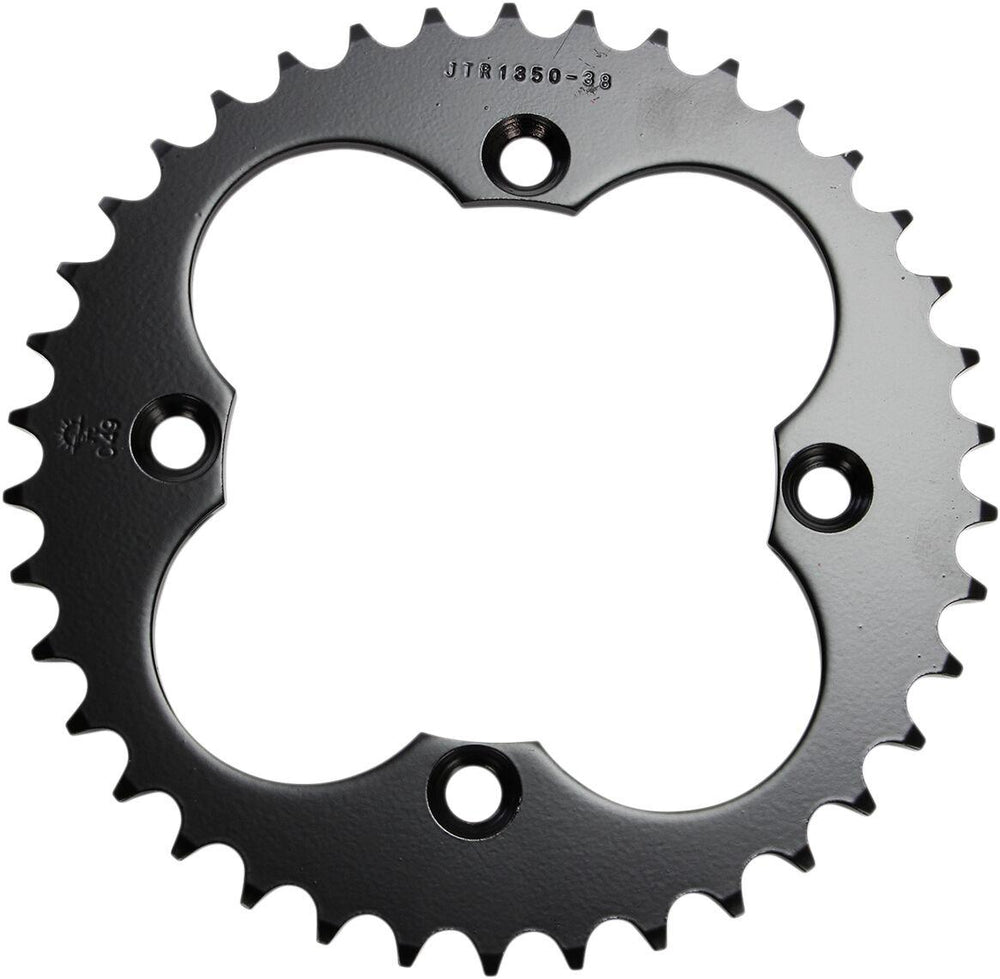 JT Steel Sprocket For Honda TRX250 1987 Rear 38T - Black