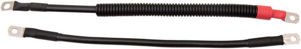 Drag Specialties Battery Cable Set For Harley Davidson XL 1200 C 2010-2013 - Black
