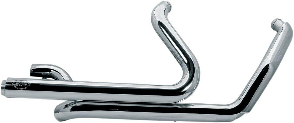 S&S Cycle Power Tune Dual Headers For Harley Davidson FLHR 1750 2017-2019 - Chrome