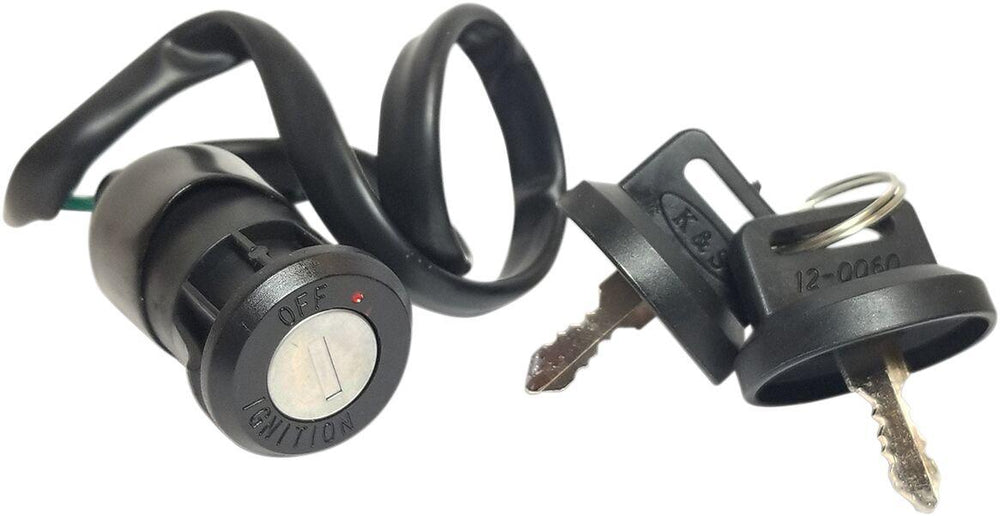 K&S Lock & Key Set For Honda CRF50F 2004-2007 - Black