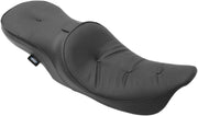 Drag Specialties Low Profile Pillow Touring Seat For Harley Davidson FLHR 1340 1997-1998 - Black
