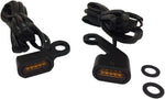 Drag Specialties LED Handlebar Marker Lights For Harley Davidson FLDE 1750 2018-2020 Black Amber